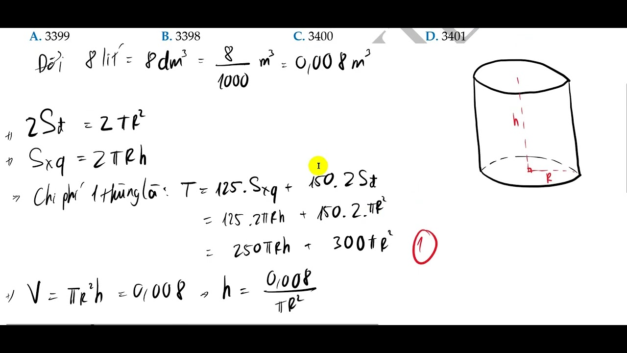 Bài toán thực tế ứng dụng đạo hàm _ TOÁN 12 SGK CHƯƠNG TRÌNH MỚI