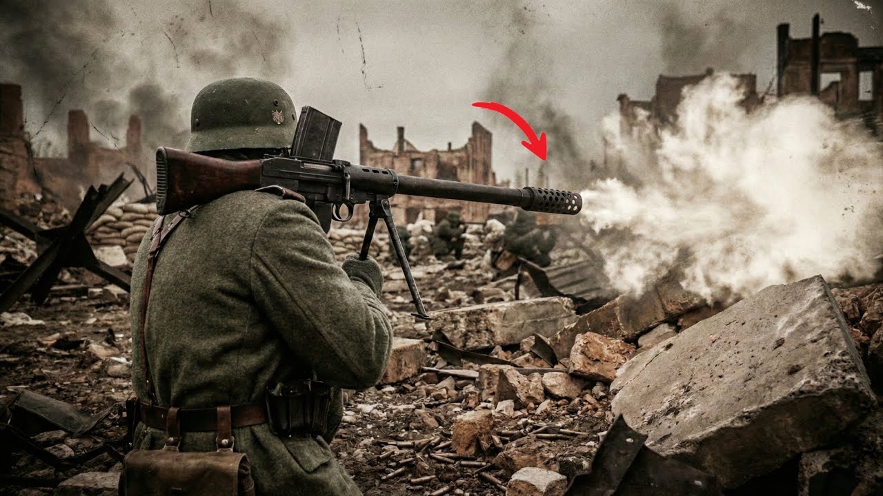 How They Put a Massive Muzzle Brake on a Finnish Lahti L-39 Anti-Tank Rifle