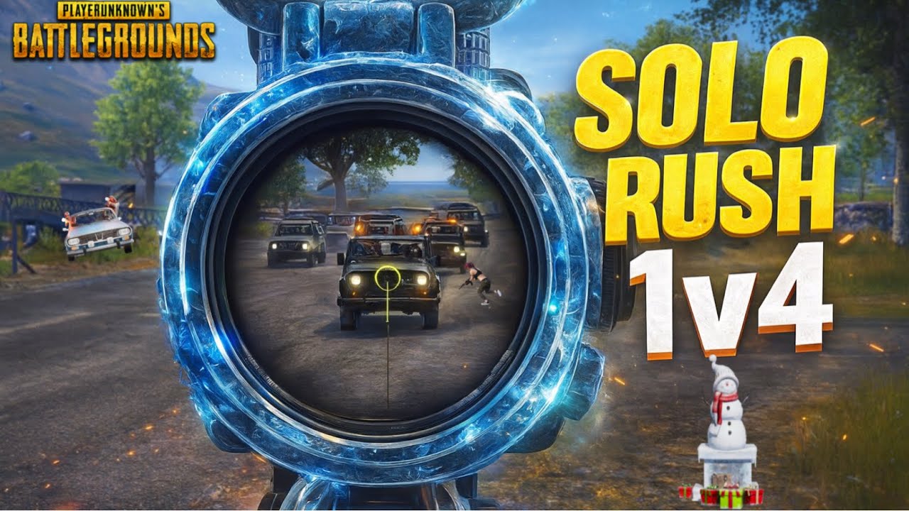 SOLO vs SQUAD DOMINATION 🔥 Full Rush Gameplay | 1v4 Clutch Moments!”