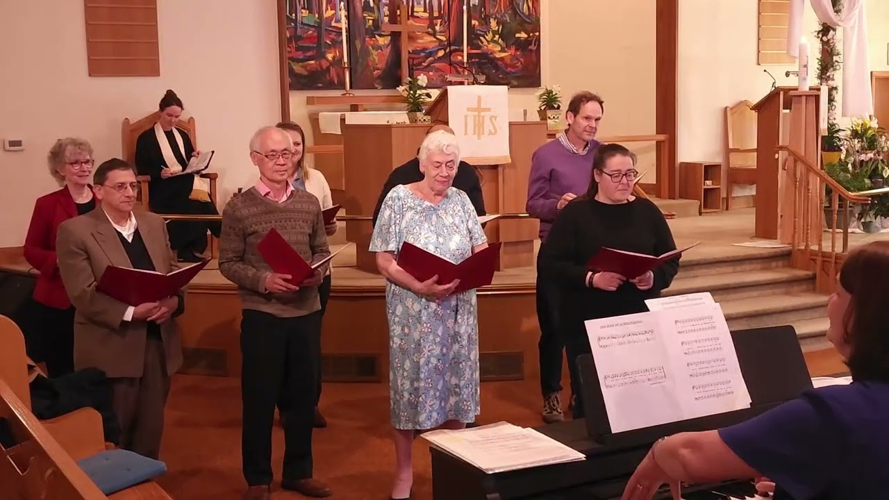 Kirchenchor (Church Choir) am Ostersonntag Gottesdienst 2025 -Easter Worship Service 2025