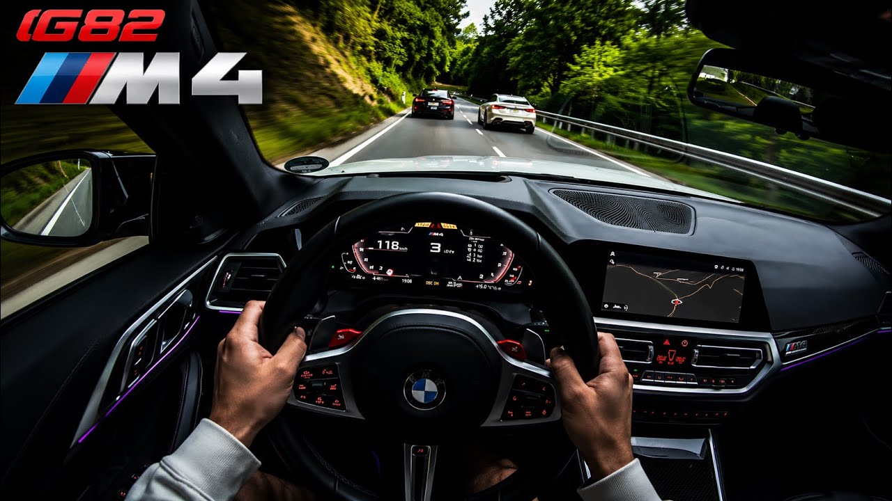 2022 BMW M4 G82 510HP: Pov Test Drive
