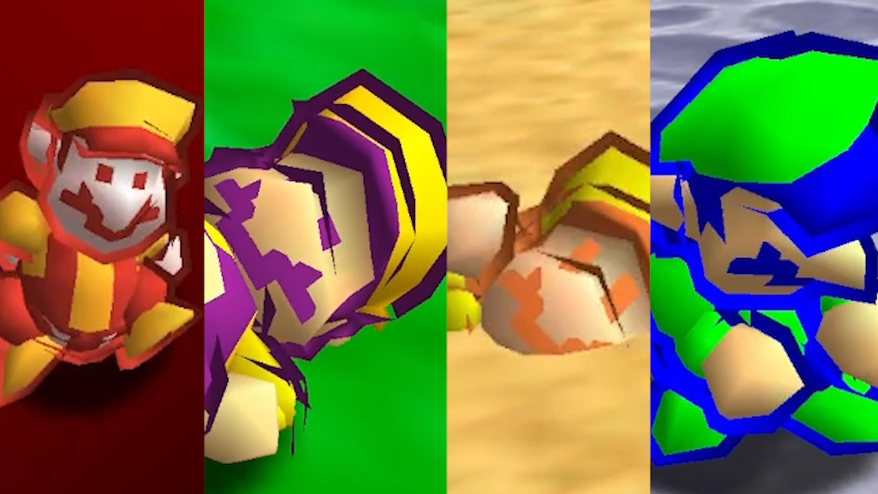 All Mario Bros. 3 Marios Game Over Animations in Super Mario 64