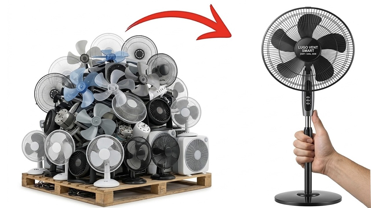Que puedes HACER con los viejos VENTILADORES que ya no SIRVEN!