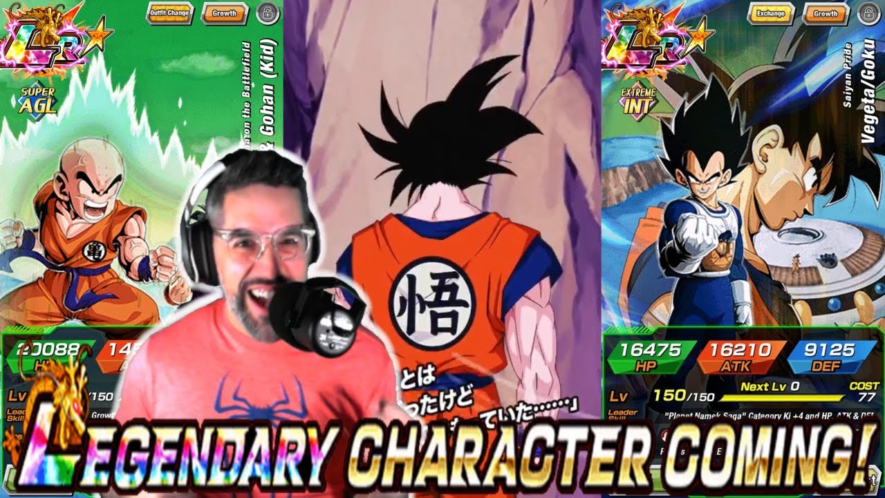 HUH!? LR KRILLIN & GOHAN and LR VEGETA/GOKU LIVE REACTION! DBZ Dokkan Battle