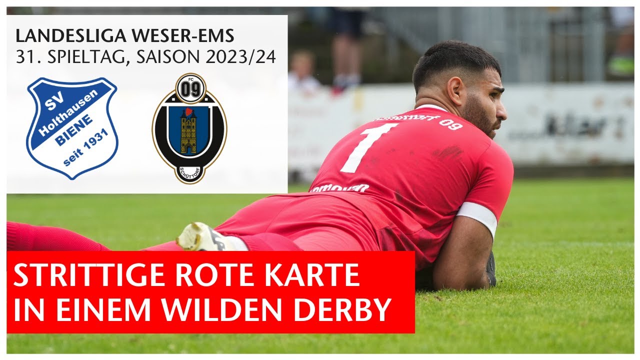 SV Holthausen-Biene - FC Schüttorf 09 | Landesliga Weser-Ems 2023/24 | GN-Online Videospielbericht