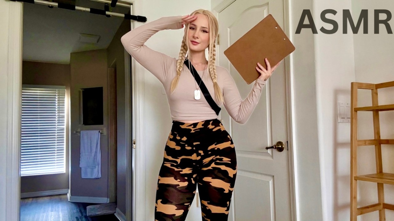 US Army Recruiter Gives You Massage - ASMR *you enlist*