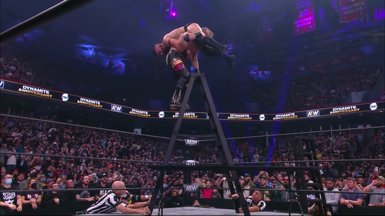 Adam Page Ladder OMG moment on PAC