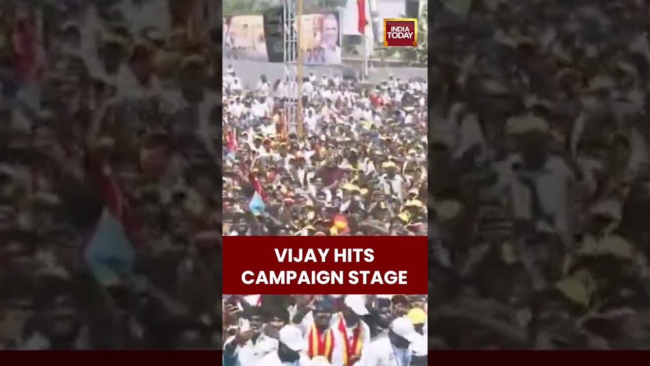 Vijay Takes the Stage in Salem | TVK Election Campaign Meeting Live | #tvkvijay