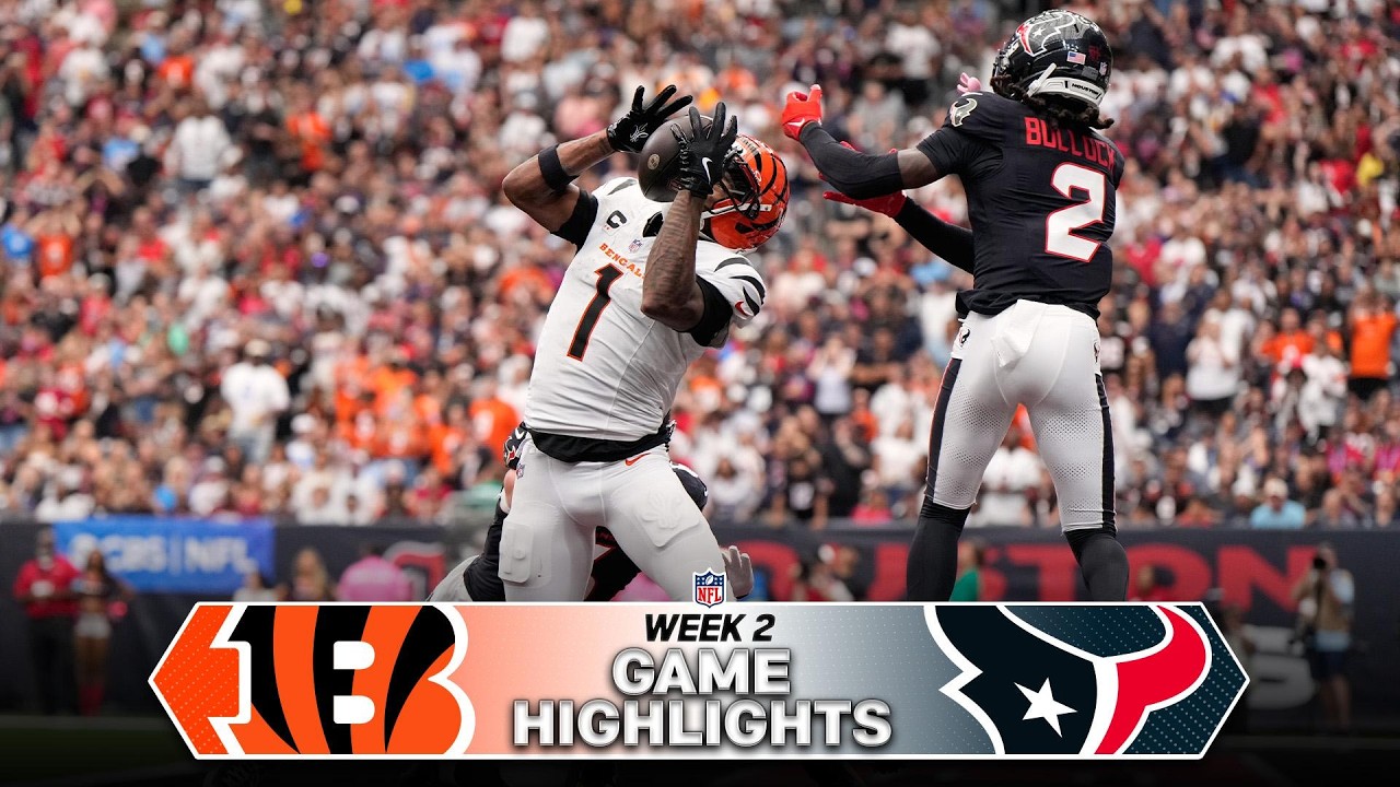 Cincinnati Bengals vs Houston Texans Game Highlights | 2026 NFL Season Week 2