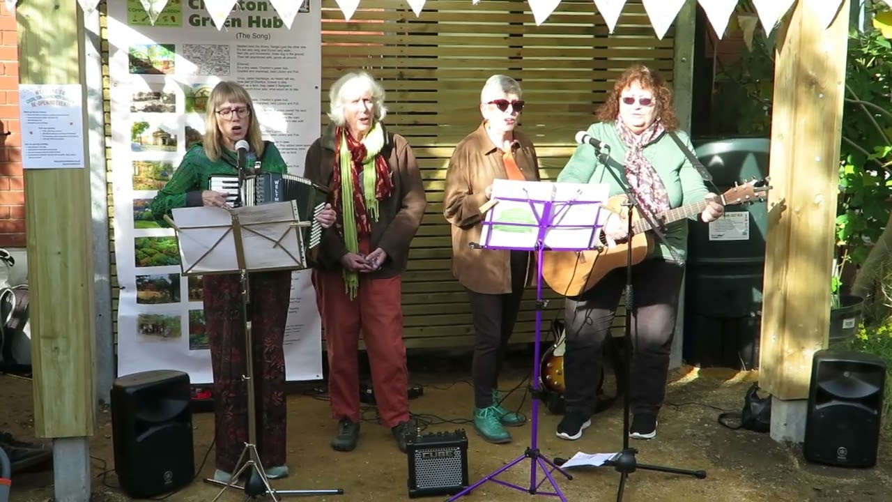 Chorlton's Green Hub sung by the Mad Donnas 11 Oct 2025 MVI 2868