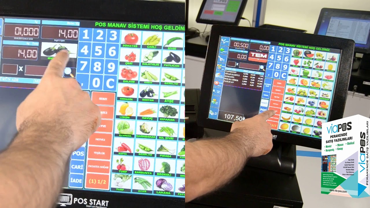 Manav Satış Sistemleri; Tartar Hesaplar Satar
