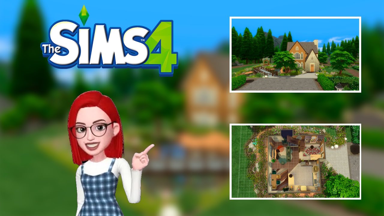 🌟 Сказочный дом для феи или волшебницы в The Sims 4 🧚‍♀️🌿 SpeedBuild | CC