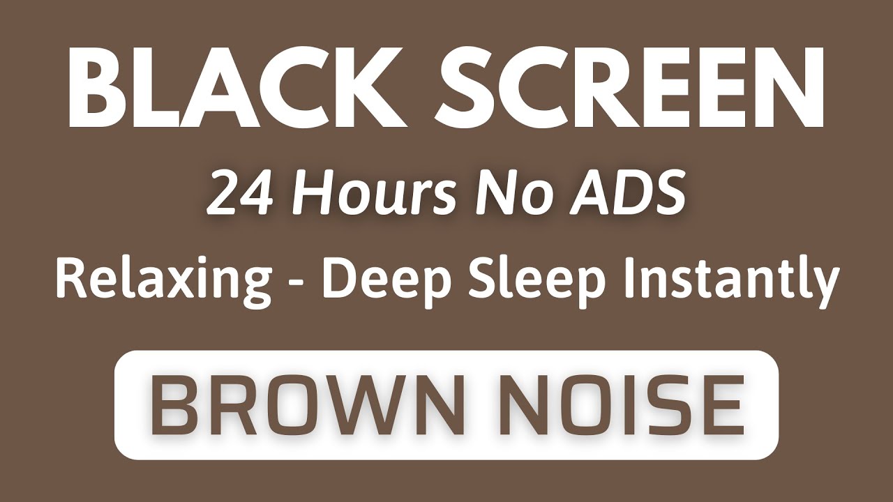 Celestial Brown Noise Sound For Relaxing And Deep Sleep | Black Screen In 24H No ADS