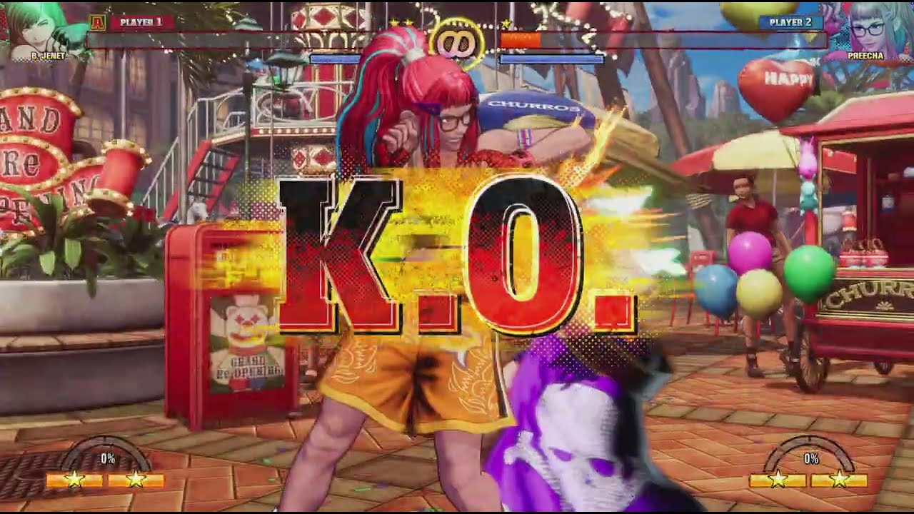 FATAL FURY: City of the Wolves B.Jenet vs Preecha