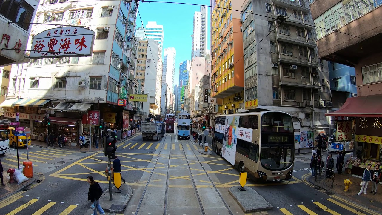 2018-Dec-15 #HongKong4K #香港電車遊 東行#HongKongTramRide Eastbound：堅尼地城 Kennedy Town ➜ 上環 Sheung Wan