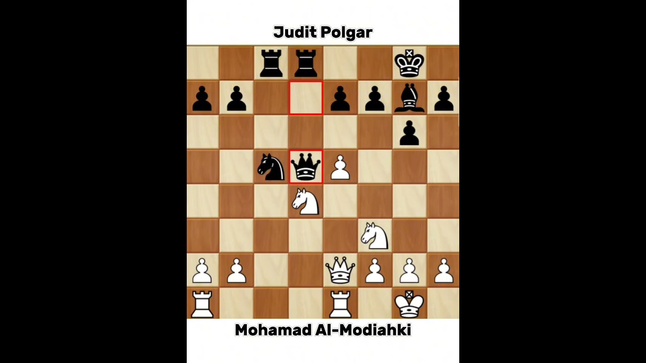 Muhamad Al-Modiahki vs Judit Polgar ◉ FIDE World Championship 2001| Polgar’s Endgame Brilliance!