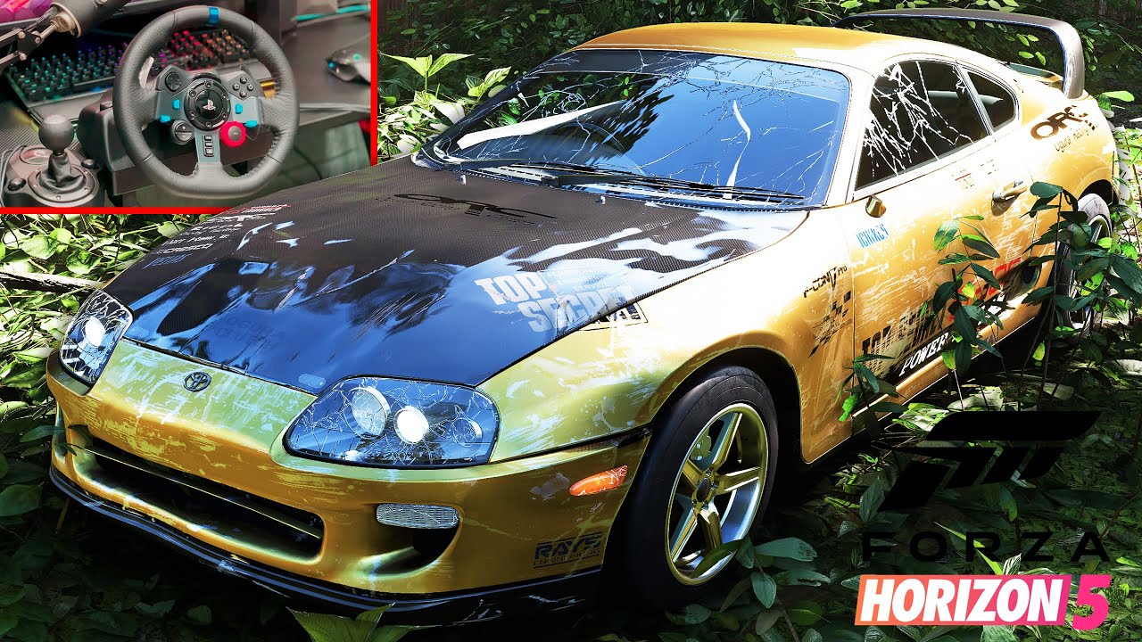 เจอซากรถSupra พังๆ เอามาแต่งใหม่เป็นรถซิ่ง ท่อลั่น!แรงสุดๆ |Forza Horizon 5