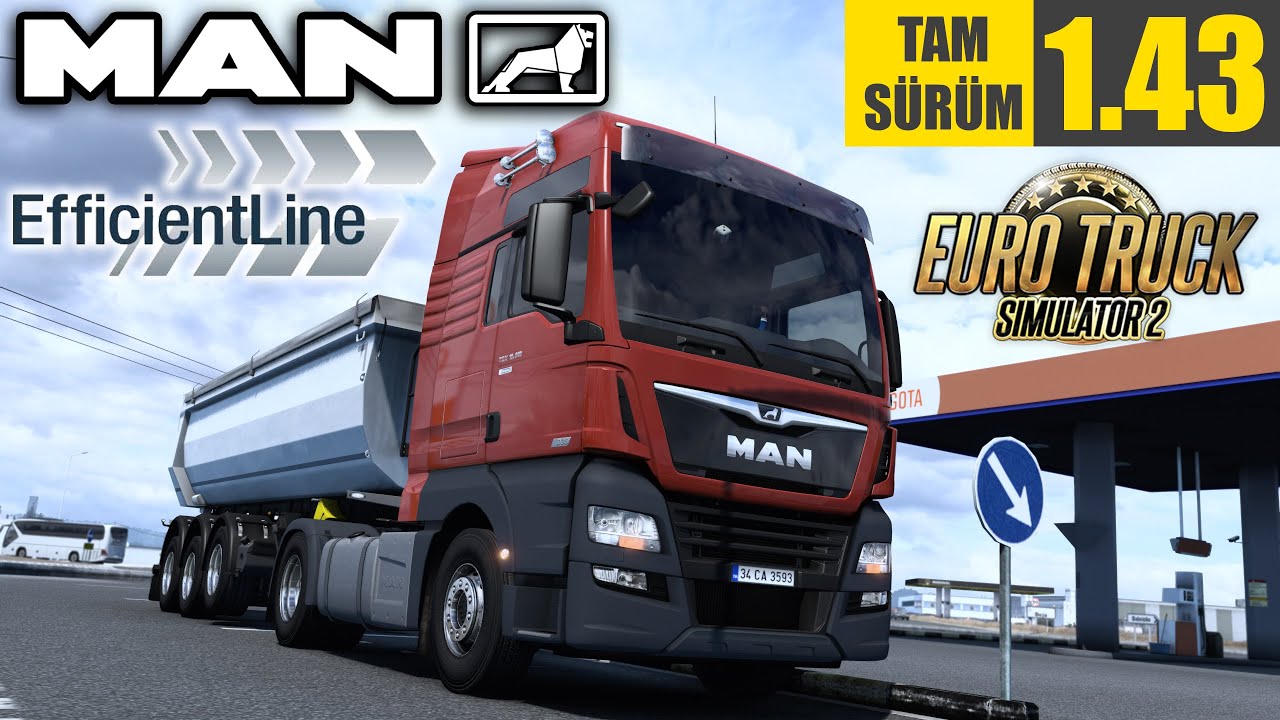 YENİ MAN TGX EFFICIENTLINE 3 | ETS2 1.43 TAM SÜRÜM GÜNCELLEMESİ !!