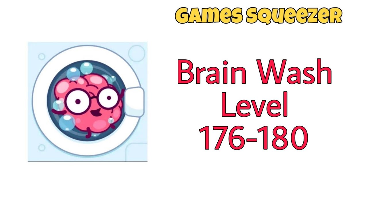 Brain Wash Level 176 177 178 179 180 Walkthrough Solution | Games Squeezer