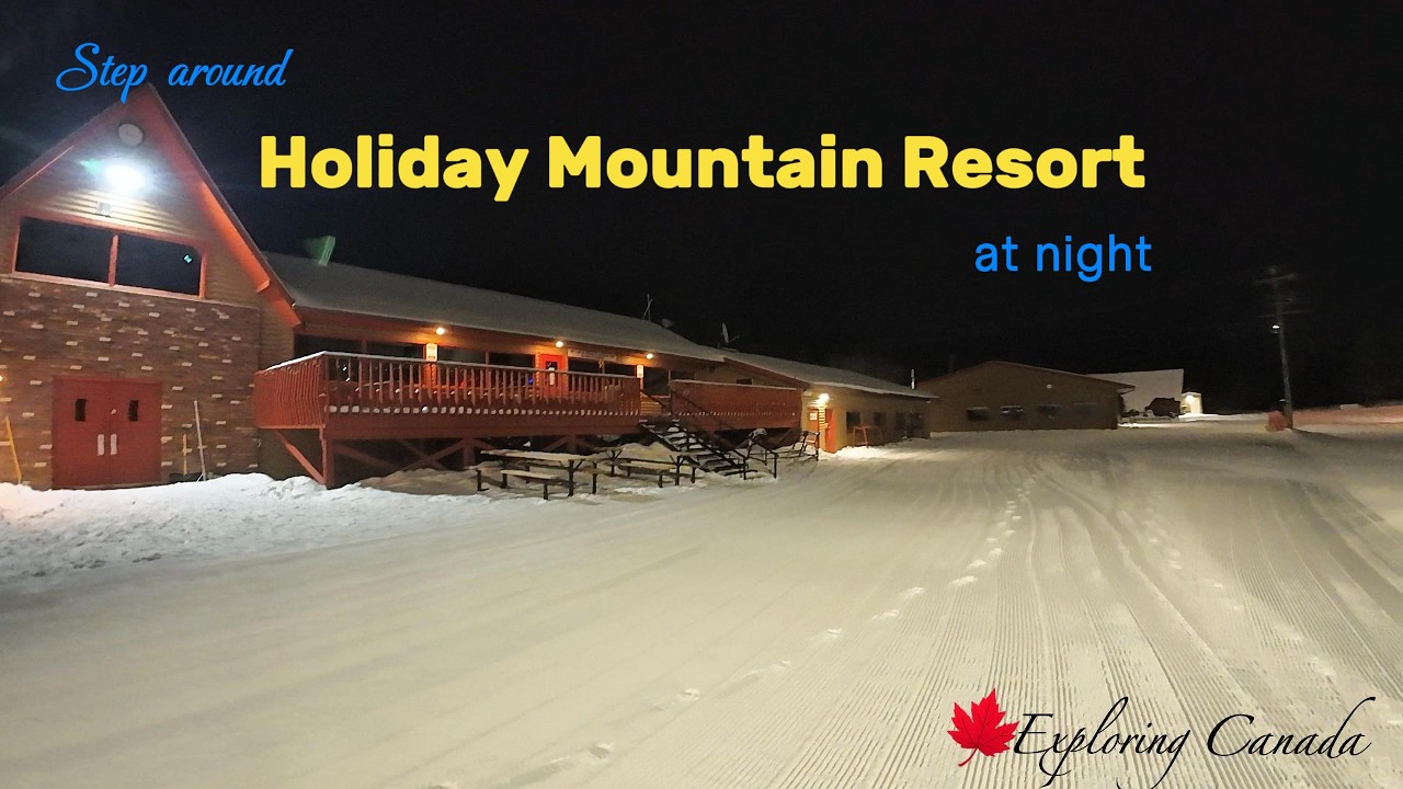Holiday Mountain Resort: Step around to see what happens at night