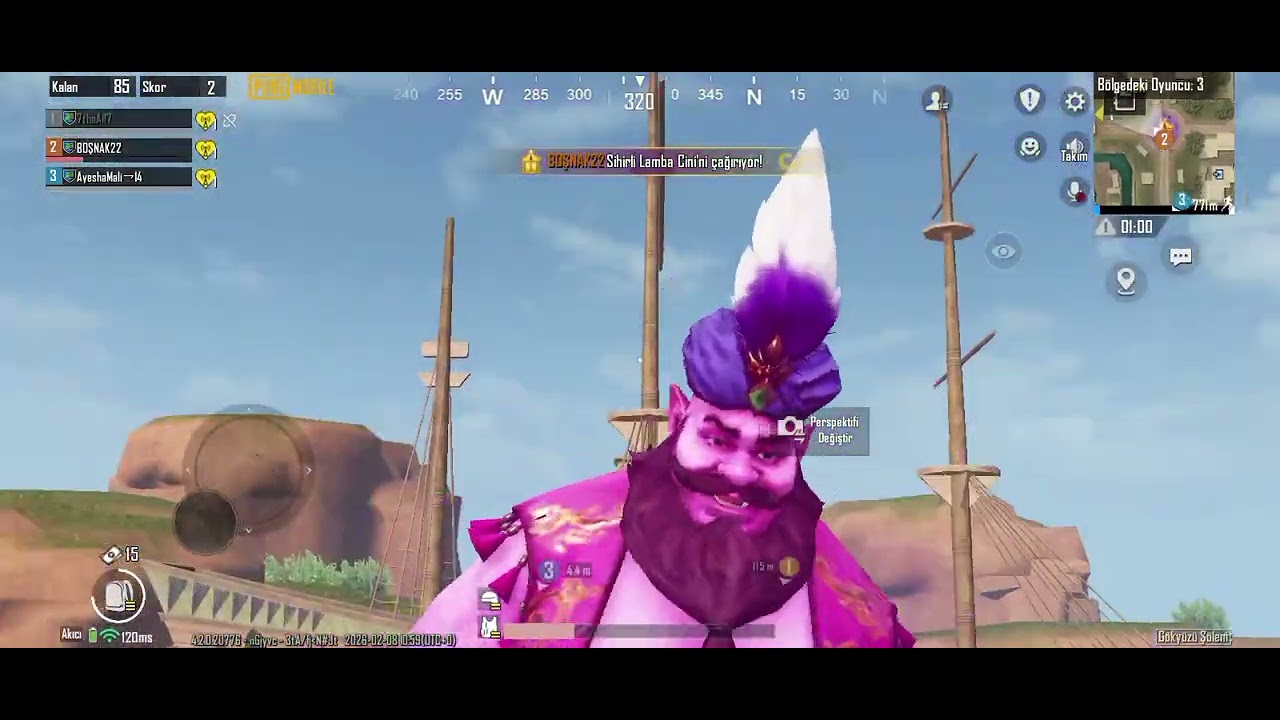 PUBG ALAADDİN'İN SİHİRLİ LAMBASI 8 Şubat 2026