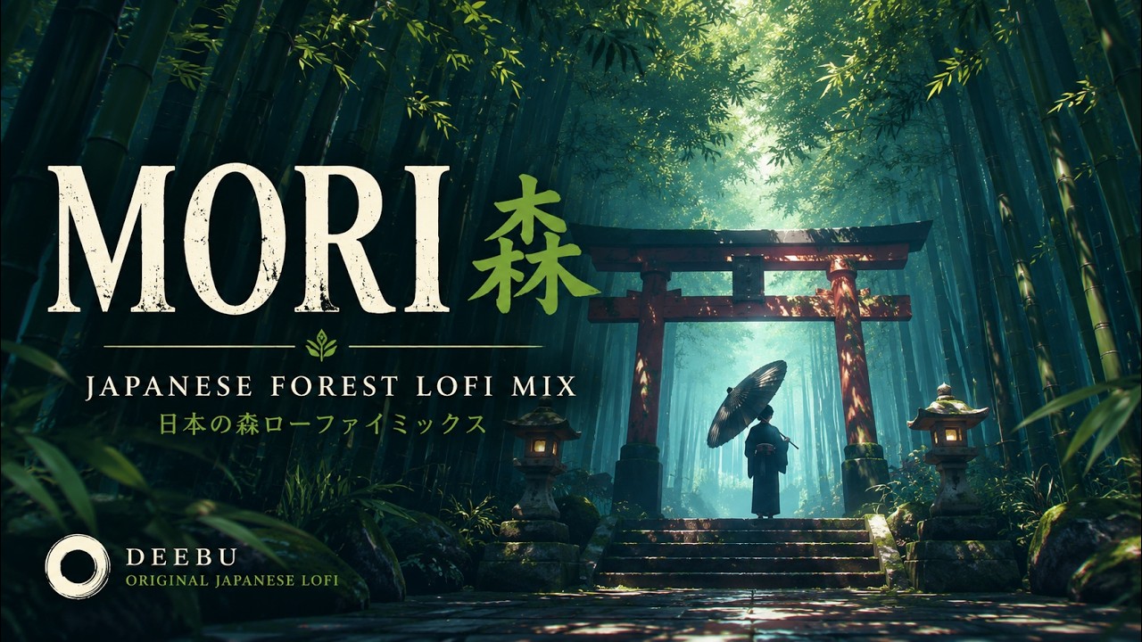 MORI 森 - Japanese Forest Lofi Vibes 🌿 Chill Lofi Mix by DEEBU