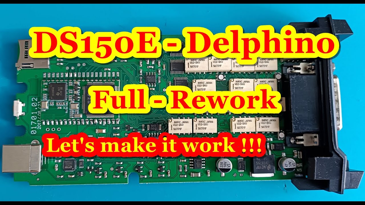 Полная переделка DS150E. Заставим Delphi-клон работать!!! Ремонт одной платы DS150e.