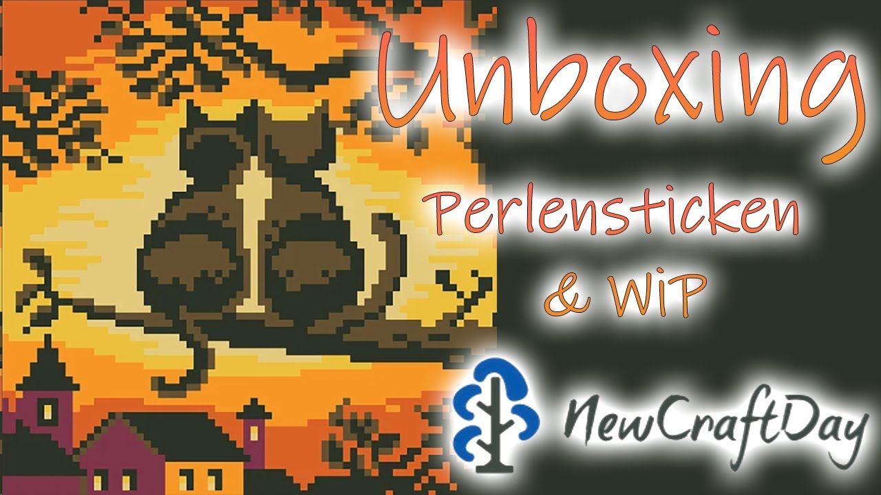Newcraftday Unboxing - Perlensticken | Wir testen die neue Art der Perlenstickbilder