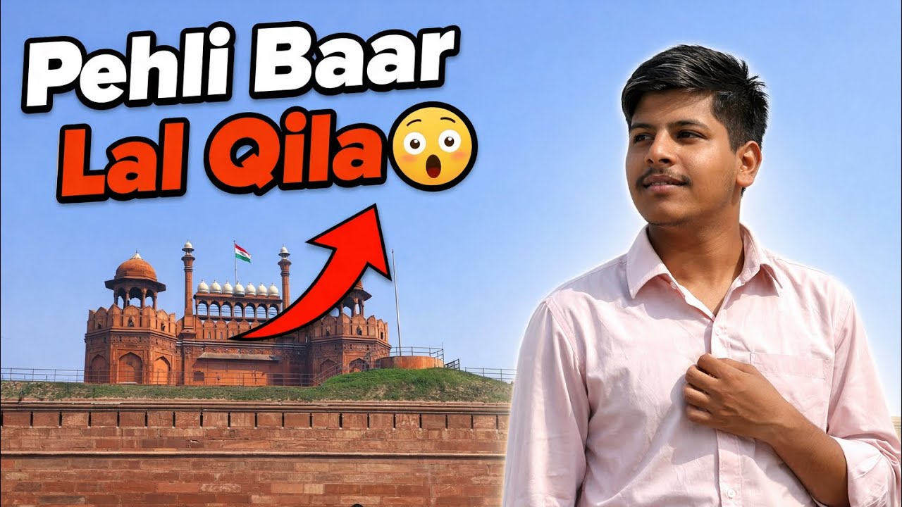Pehli Baar Lal Qila 😮 | Delhi Vlog 🇮🇳