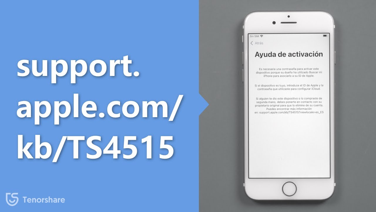 Error support.apple.com/kb/TS4515 soluci&oacute;n