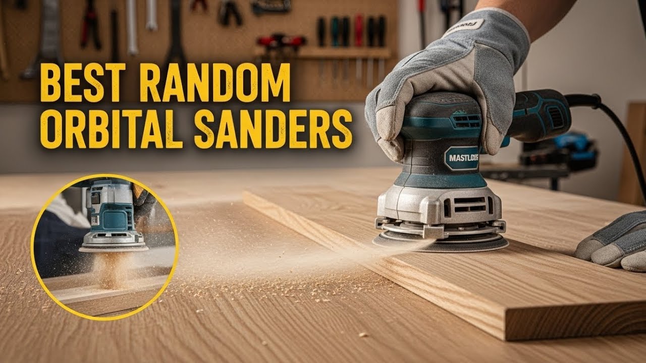 TOP 5 Best Random Orbital Sanders “Top 5 Orbital Sanders That Make Woodworking SO Much Easier!”