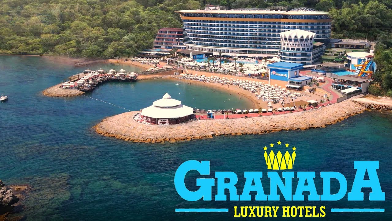 Recenzja luksusowego 5-gwiazdkowego hotelu Granada w Okurcalar i wirtualna wycieczka po obiekcie i okolicy (część 1)