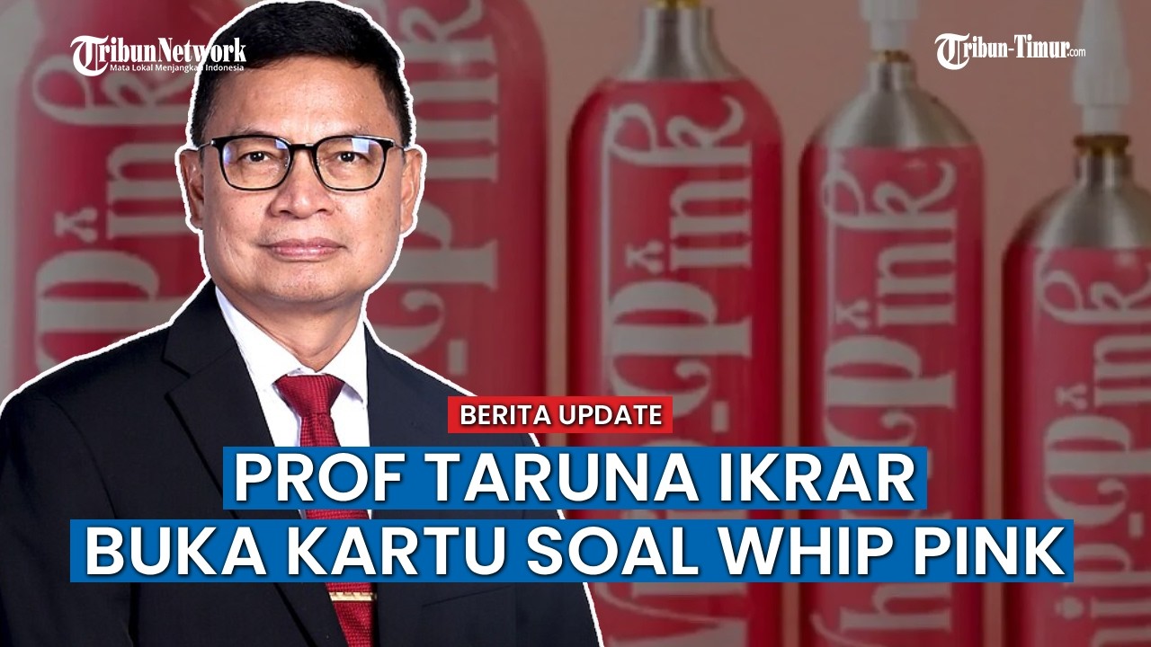 Penjelasan ketua BPOM Prof Tararuna Ikrar terkait Whip Pink
