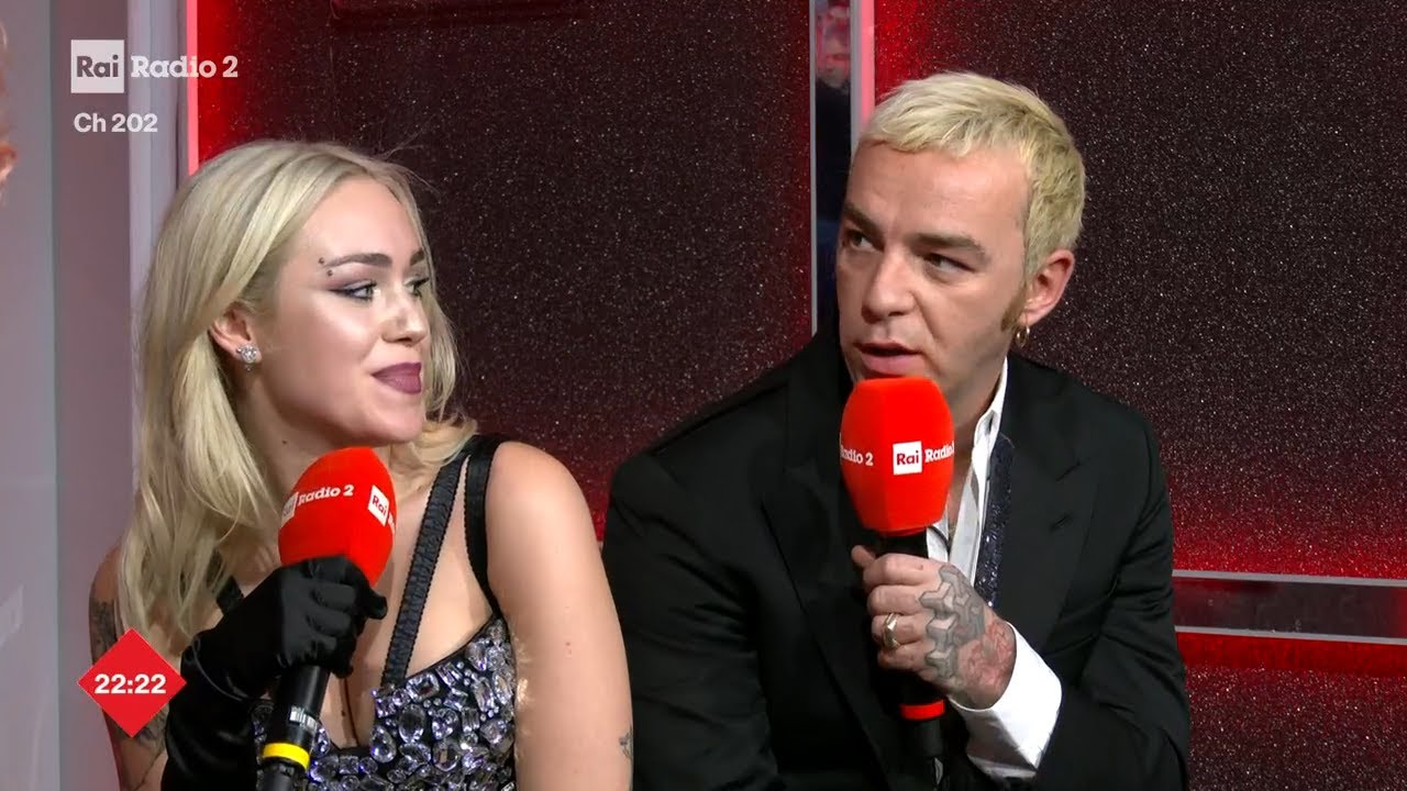 Intervista a Shari e Salmo - Radio2 a Sanremo 10/02/2023