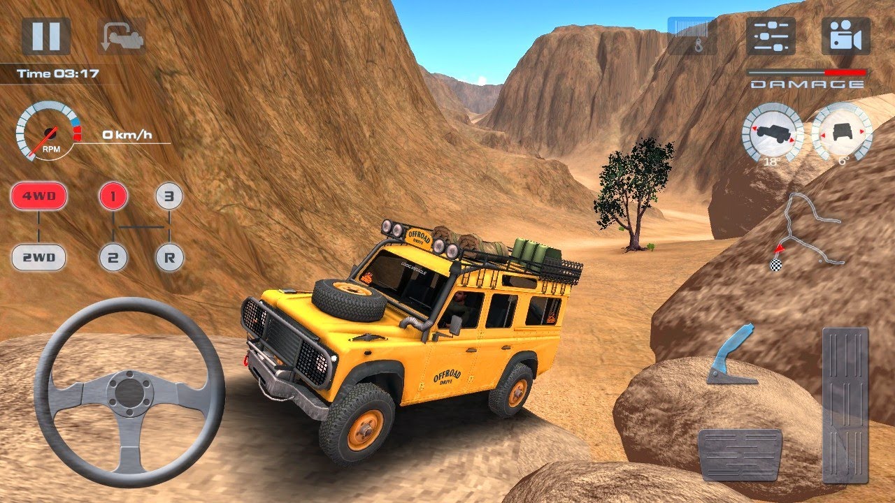 Offroad Drive Desert #2 Levels 3-4 ! Android gameplay | Offroad Games |