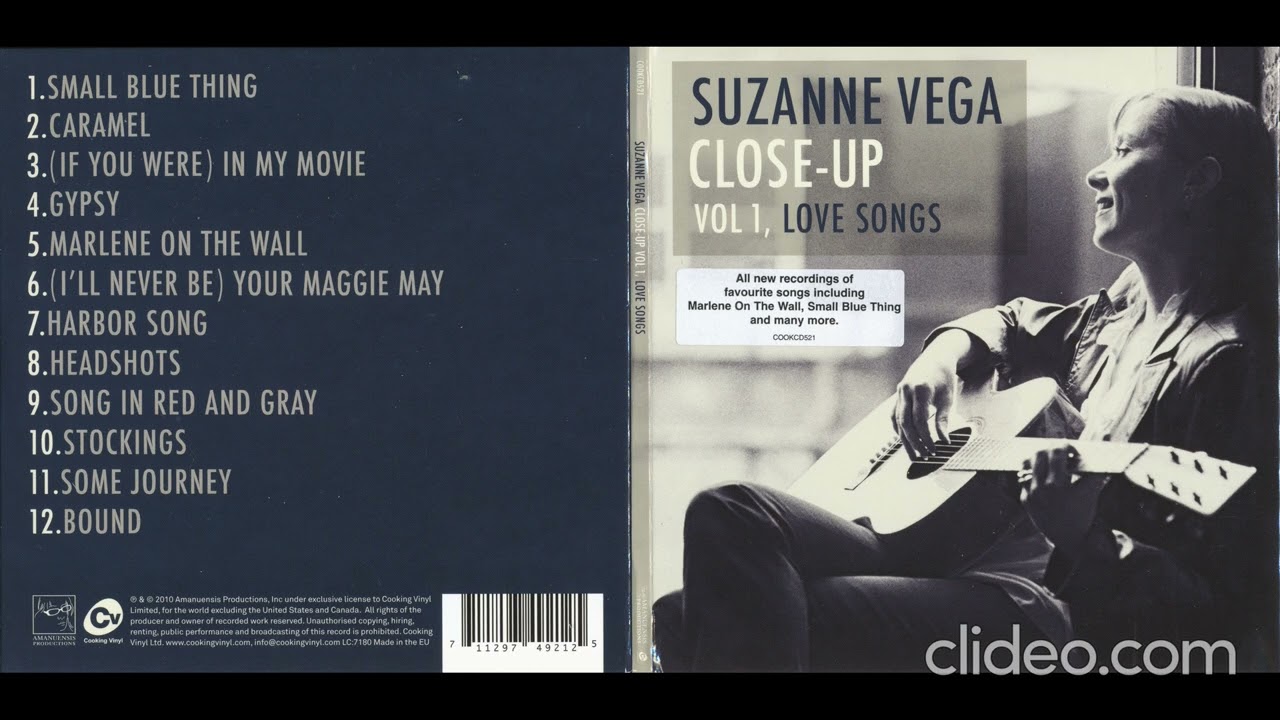 Suzanne Vega - Close-Up Vol.1, Love Songs 2010 cd