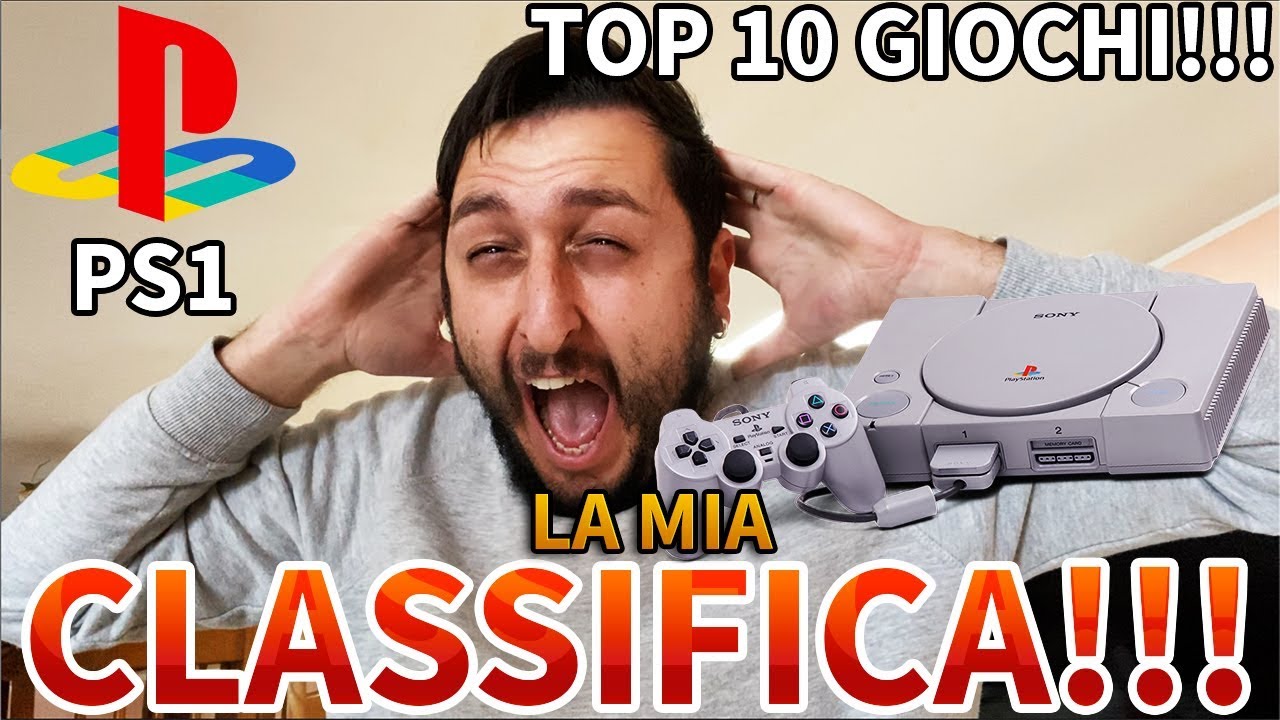 [NOSTALGIA A PALATE 😭] I MIEI 10 MIGLIORI GIOCHI PER PLAYSTATION 1 DI TUTTI I TEMPI!!!