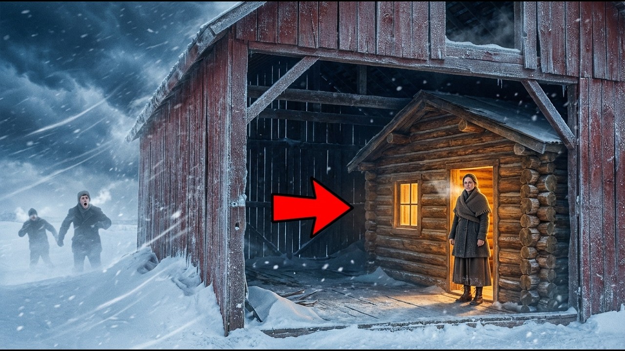 Neighbors Laughed at Her For Building a Barn Around Her Cabin — Until the Blizzard Hit