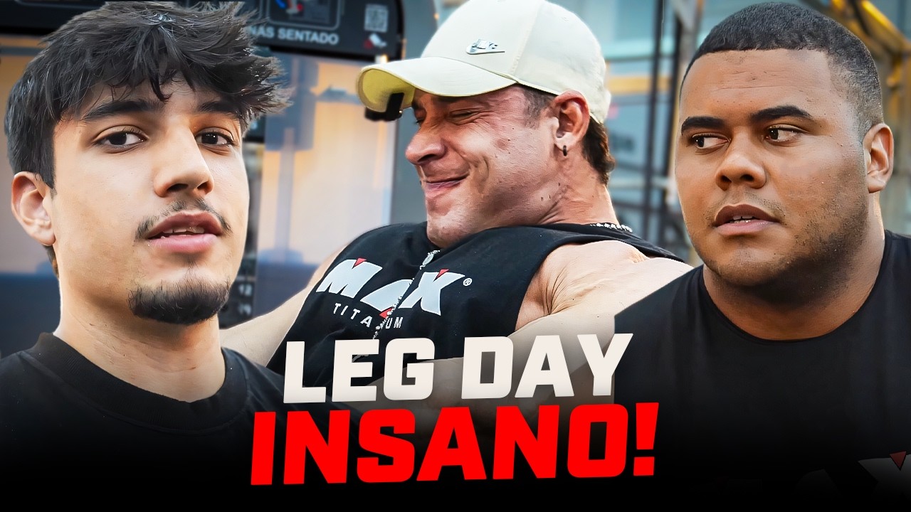 BITELO MUDOU O CLIMA DO LEG DAY COM RAMON
