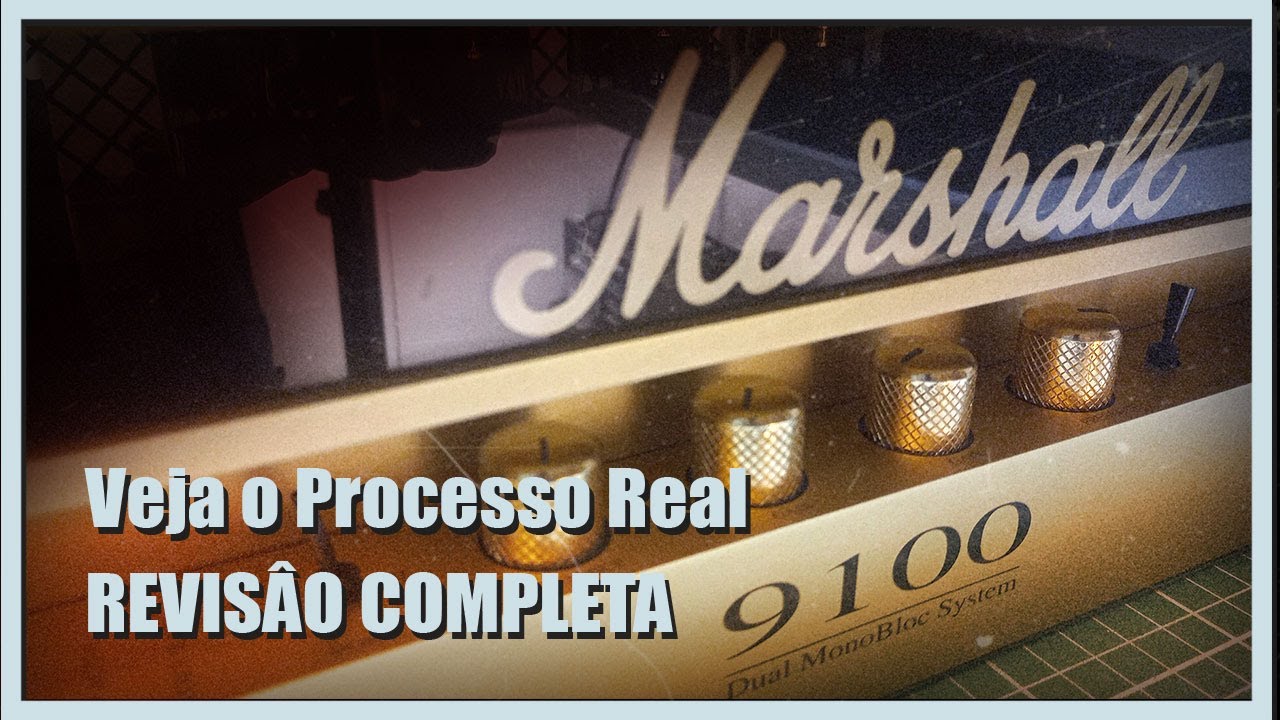 Marshall 9100 – Ajuste de Bias e Revisão