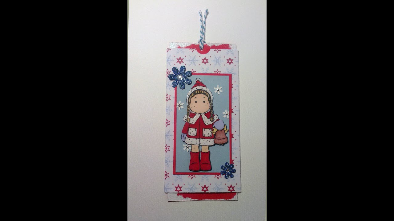 Carte de Nöel à tirette (Tuto scrap carterie  DIY)