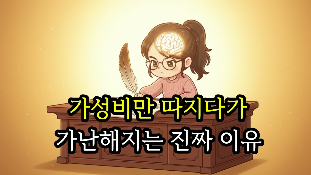 영리한 사람들이 가성비에 집착하지 않는 이유