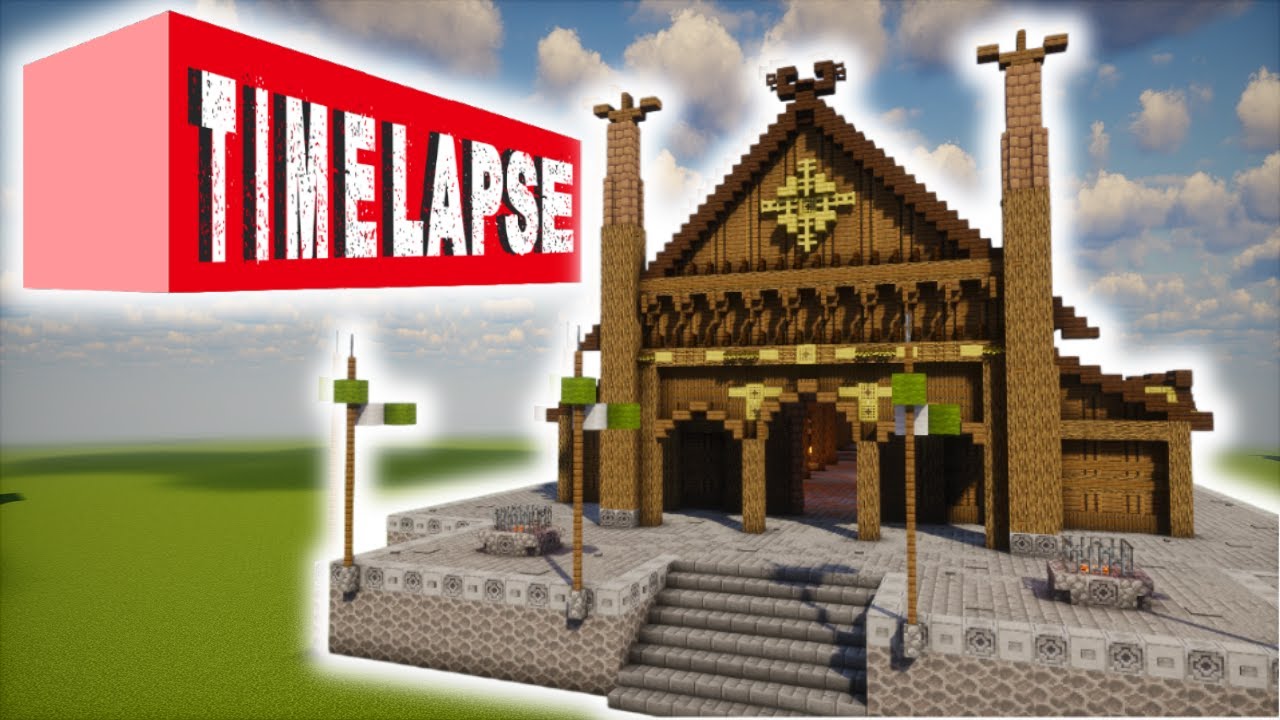 Timelapse of Meduseld, Edoras - Minecraft LOTR