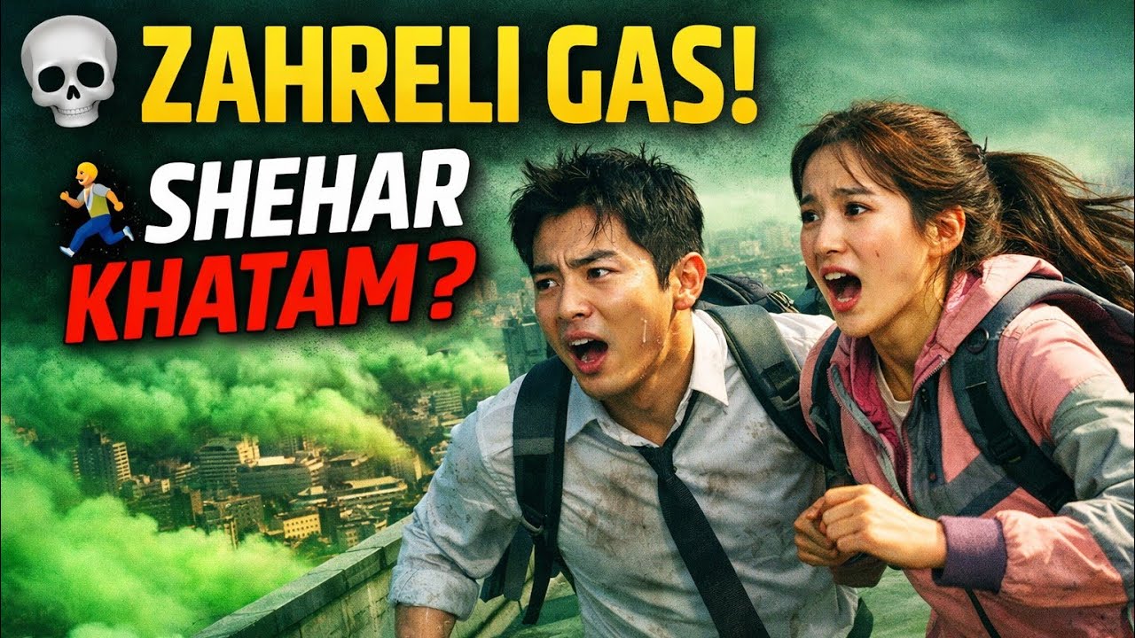 EXIT (2019) Movie Explained in Hindi/Urdu | Toxic Gas Survival Story | Korean Movie Explanation