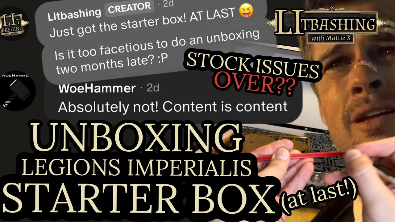 Unboxing Legions Imperialis Starter Box + Kitbashing Potential discussion - BACK IN STOCK!!!