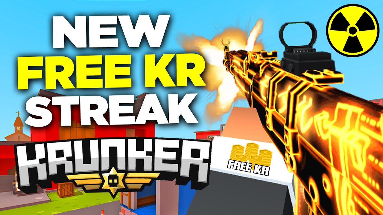 I got EASY NUKES with *NEW* Krunker.io Killstreak! (Free KR)
