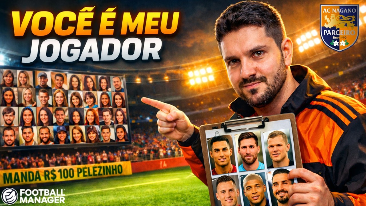 FOOTBALL MANAGER: SAVE DOS INSCRITOS COM O TIME MAIS PARCEIRO DO MUNDO! 2