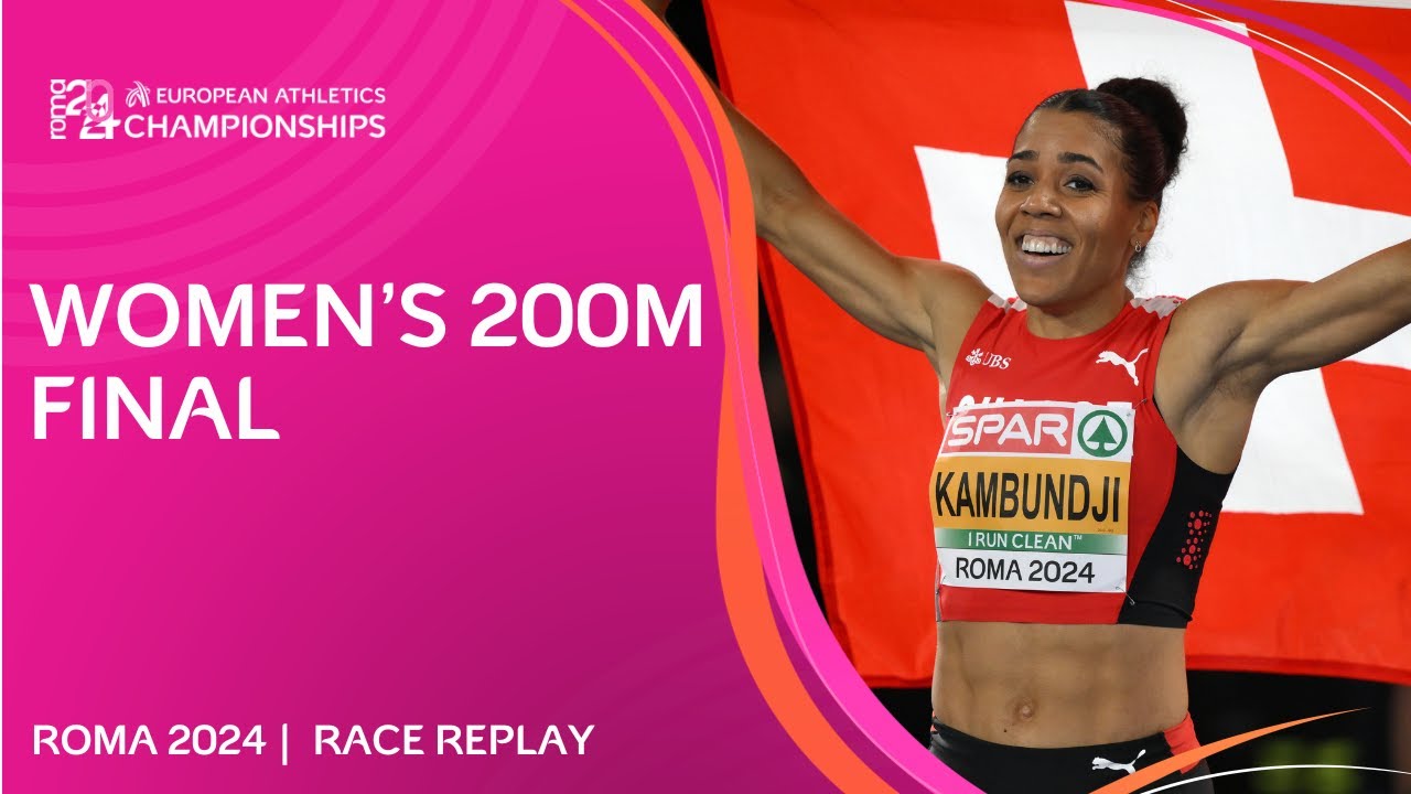 CLOSE FINISH! 🥵 Women's 200m final replay | Roma 2024