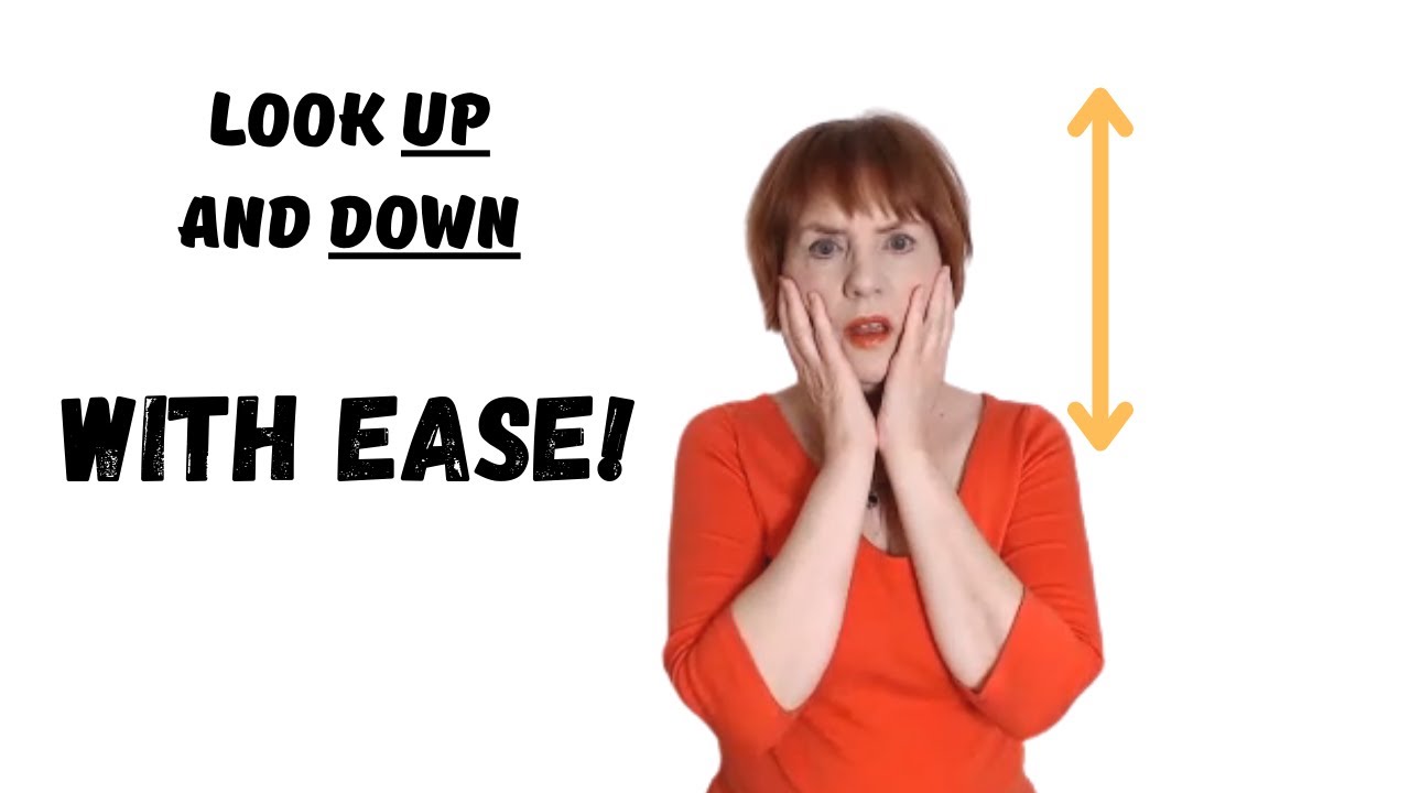Look UP and DOWN with EASE! Release stiff neck with this routine.