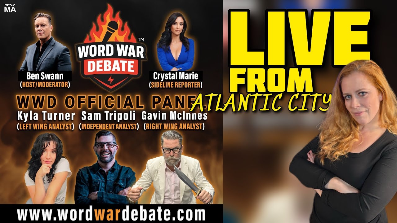 Chrissie Mayr Livestream from World War Debate in Atlantic City